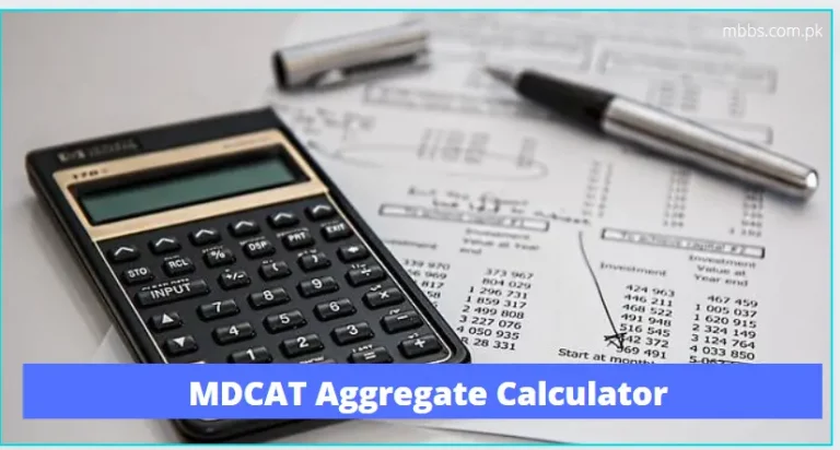 MDCAT Aggregate Calculator 2026 – All Provinces