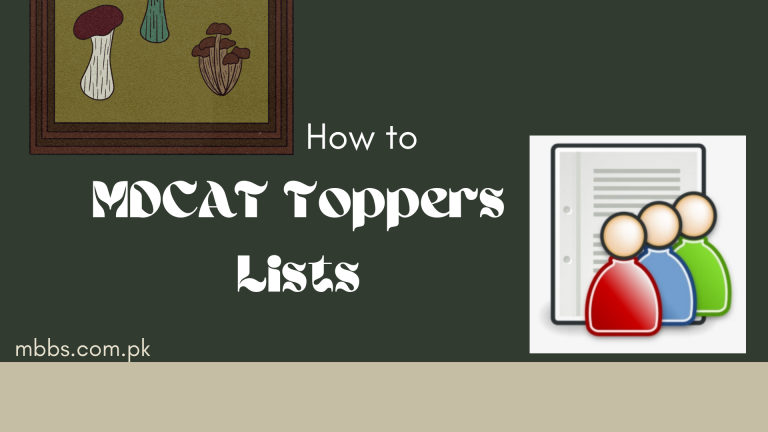 MDCAT Toppers 2026 – All Provinces