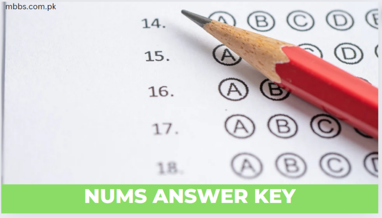 NUMS Answer Keys 2026 – Official Question Paper PDF