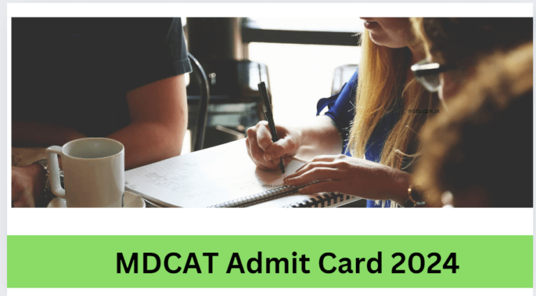 PMDC MDCAT Admit Card [Download 2026 Roll no Slip] – All Provinces
