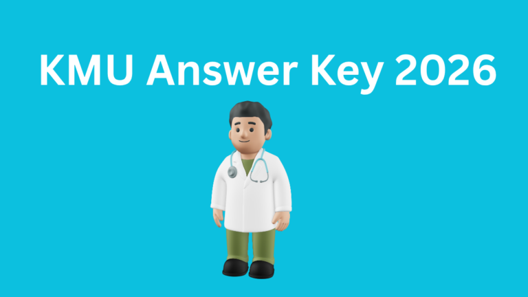 KMU MDCAT Answer Key 2026