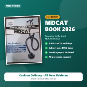 MDCAT Book 2026 – 5000+ MCQs According to Latest Syllabus